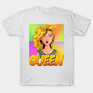 Queen Vintage Comic Vibes! T-Shirt